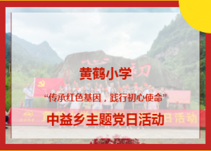 黄鹤小学  “传承红色基因，践行初心使命”  中益乡主题党日活动